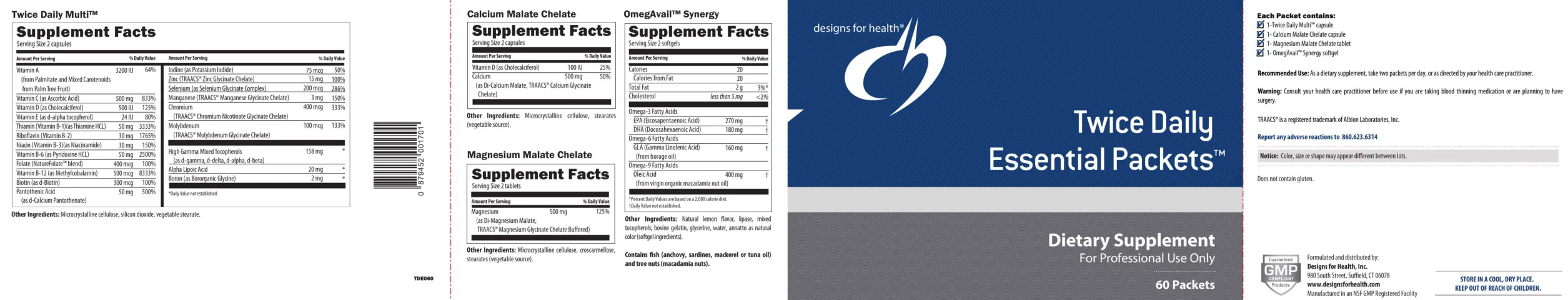 Label for Magnesium Malate Chelate