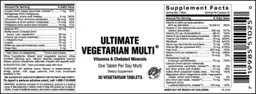 Label for Ultimate Vegetarian Multi