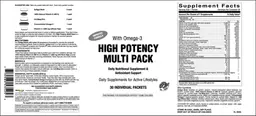 Label for High Potency Multi Pack