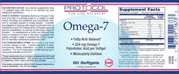 Label for Omega-7