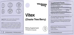 Label for Vitex 500 mg