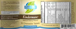 Label for Kindermune (Natural Cherry Flavor)