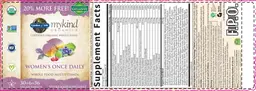 Label for Women's Once Daily