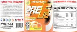 Label for PreFo Peach Candy