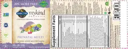 Label for Prenatal Multi