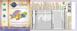Label for Prenatal Multi