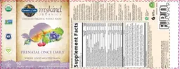 Label for Prenatal Once Daily