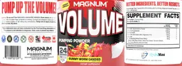 Label for Volume Gummy Worm Candies
