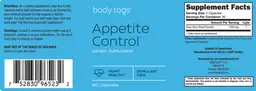 Label for Appetite Control