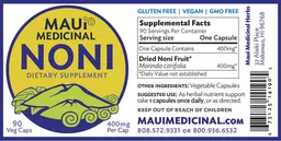 Label for Noni 400 mg