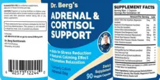 Label for Adrenal & Cortisol Support