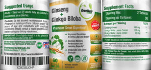 Ginseng + Ginkgo Biloba
