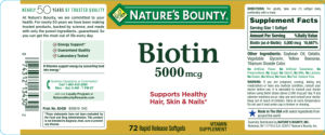 Biotin 5000 mcg