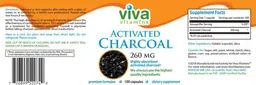 Label for Activated Charcoal 260 mg