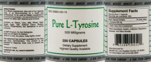 Pure L-Tyrosine 500 mg