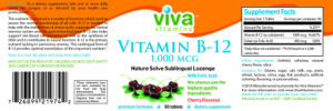 Vitamin B-12 1,000 mcg Cherry flavored