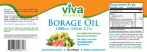 Borage Oil 1,000 mg