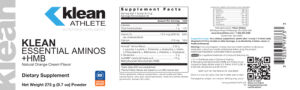 Klean Essential Aminos+HMB Natural Orang
