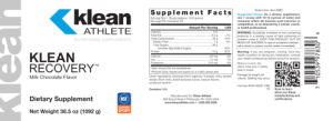 Klean Recovery Milk Chocolate Flavor