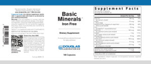 Label for Basic Minerals