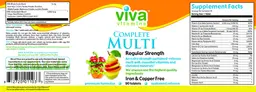 Label for Complete Multi Regular Strength Iron & Copper Free