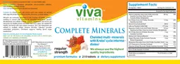 Label for Complete Minerals Regular Strength