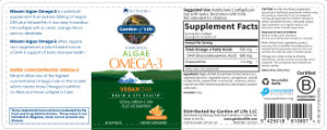 Algae Omega-3 Orange Flavor