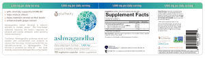 Ashwagandha 1,000 mg