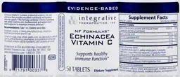 Label for NF Formulas Echinacea Vitamin C