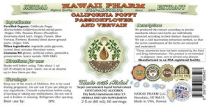 California Poppy Passionflower and Verva