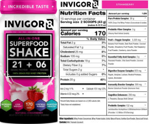 Superfood Shake Natural Strawberry