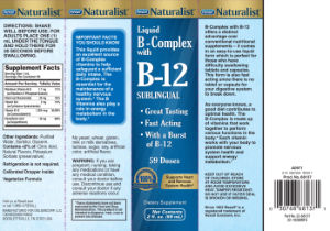Liquid B-Complex with B-12 Sublingual