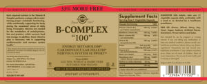 Label for B-Complex "100"