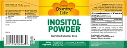 Label for Inositol Powder