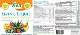 Label for Living Liquid