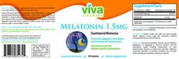 Label for Melatonin 1.5 mg