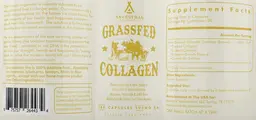 Label for Grassfed Collagen