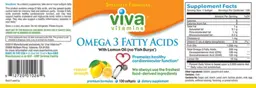 Label for Omega 3 Fatty Acids Regular Strength