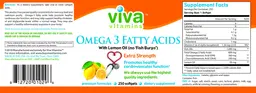 Label for Omega 3 Fatty Acids Extra Strength