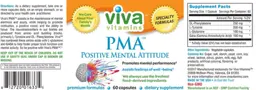 Label for PMA Positive Mental Attitude