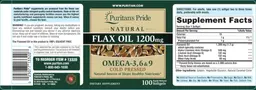 Flax Oil 1200 mg