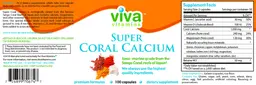 Label for Super Coral Calcium