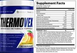 Label for Thermovex Mango Lemonade