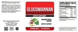 Label for Glucomannan