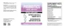 Label for Probiotics 40 Billion CFUS