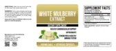 Label for White Mulberry Extract