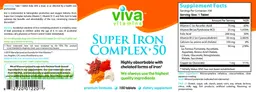 Label for Super Iron Complex 50