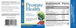 Label for Prostate Health