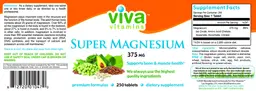 Label for Super Magnesium 375 mg