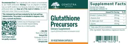 Label for Glutathione Precursors
